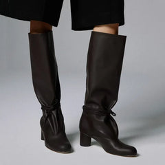 LBSFY  -   Star style Fashion Patent Leather Silver Split Toe Tabi Women Ankle Boots Autumn Winter High heels Chunky Chelsea Boots Shoes