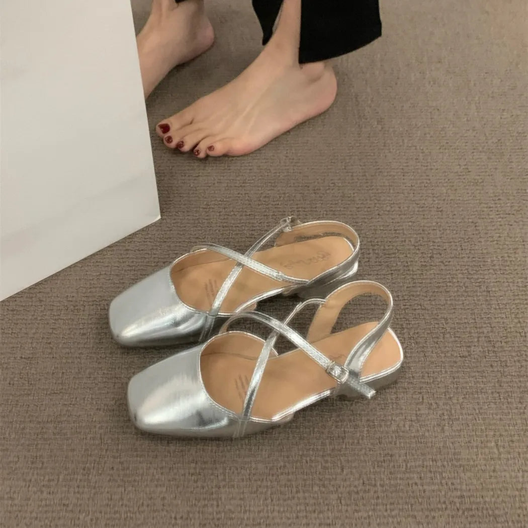 LBSFY -Women Casual Flats Comfortable Soft Boat Shoes Loafers Ballerina Shallow Round Toe Ballet Flat Shoes Women Slip On Side