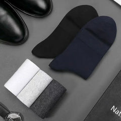 Lbsfy Men's Sock Spring Summer Pure Cotton Sweat Absorption Leisure Business Thin Tube Breathable Socks Source Manufacturers Wholesale
