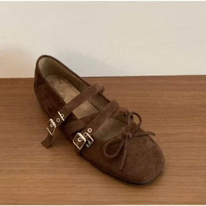LBSFY -New Style Spring Autumn Fashion Butterfly-knot Women Flats Concise Ladies Ballet Style Shoes Eelgant Dress Shoes Zapatos Mujer