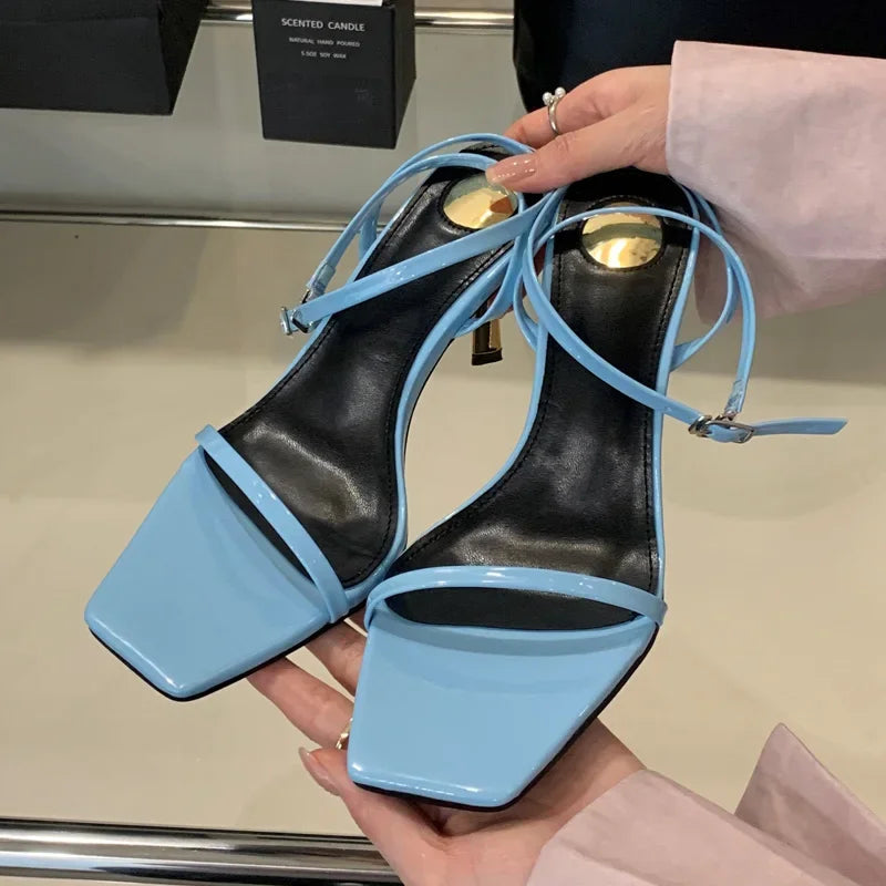LBSFY -Spring New Leopard Print Women Slipper Pointed Toe Thin Low Heel Sandal Ladies Mules Shoes Zapatos Mujer