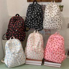 LBSFY -Bow Shaped Backpack, New Spring and Summer Backpack, Fashionable, Casual, Versatile for Commuting, Sports, Travel Backpack