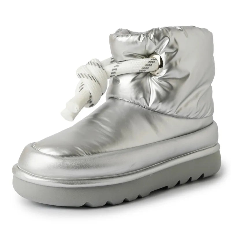 LBSFY  -  2025 New Luxury Snow Boots Women Warm Down Wool Blend Winter Boots Ladies Casual Ankle Boots Ladies Winter Shoes