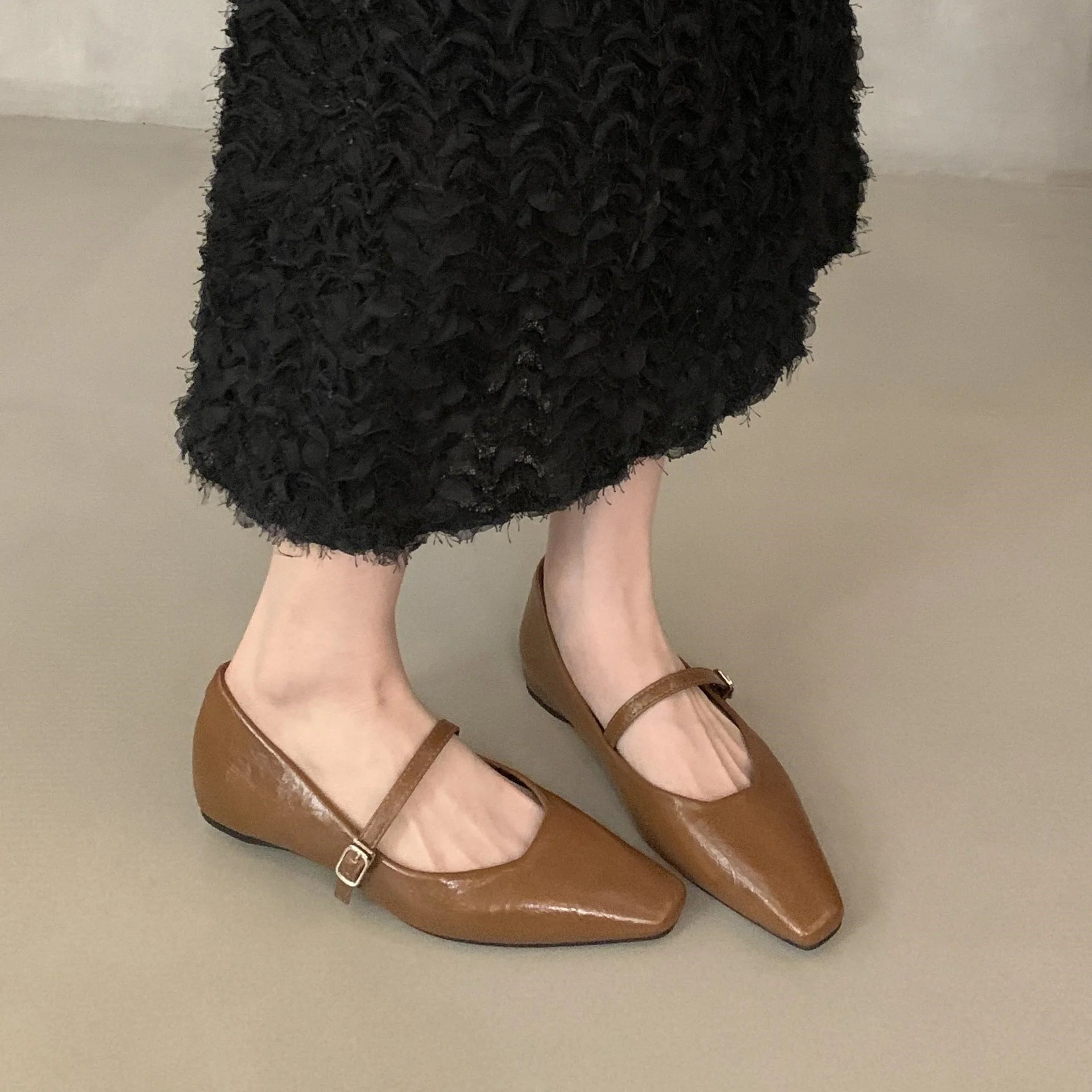 LBSFY  - Spring Fashion Women Flats Women Slides Casual Soft Dress Shoes Female Slip On Flats Ladies Shallow Ballet Shoes M