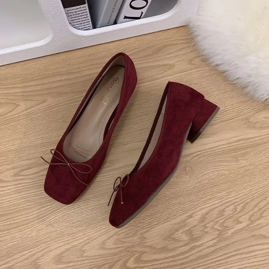 LBSFY -New Brand Women Flats Round Toe Shallow Slip On Ladies Casual Ballet Shoes Soft Leather Eelgant Balle Shoes Size 40
