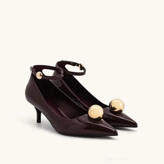 LBSFY  -   5.5cm Slim Heel Pointed Fashion Show Style High Heel Shoes Spring Autumn Women Sexy Party Commuting Naked Shoes Size 34-43