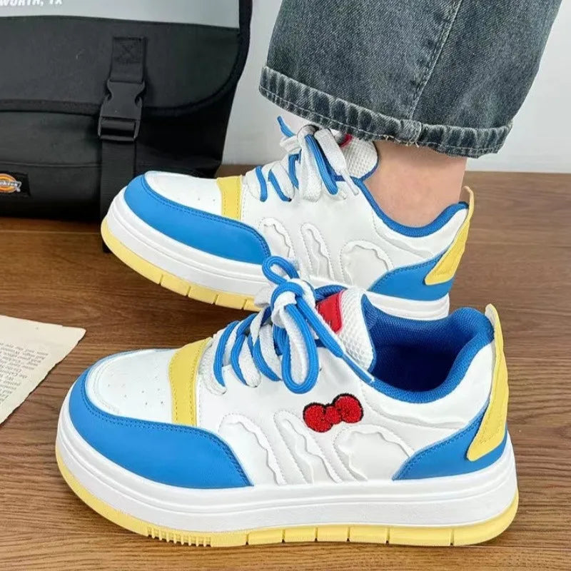 LBSFY  -  Kawaii Fashion Casual Sneakers for Women Spring Autumn New Designer Sports Board Shoes Female Color Match Platform Shoes Ladies