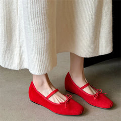 LBSFY  -  New Arrival Pumps Women Real Leather Round Toe Loafers Wedges Heels Office Lady Shoes Mary Jane Casual Pumps