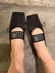 LBSFY  -  2024 Desinger square toe flat shoes