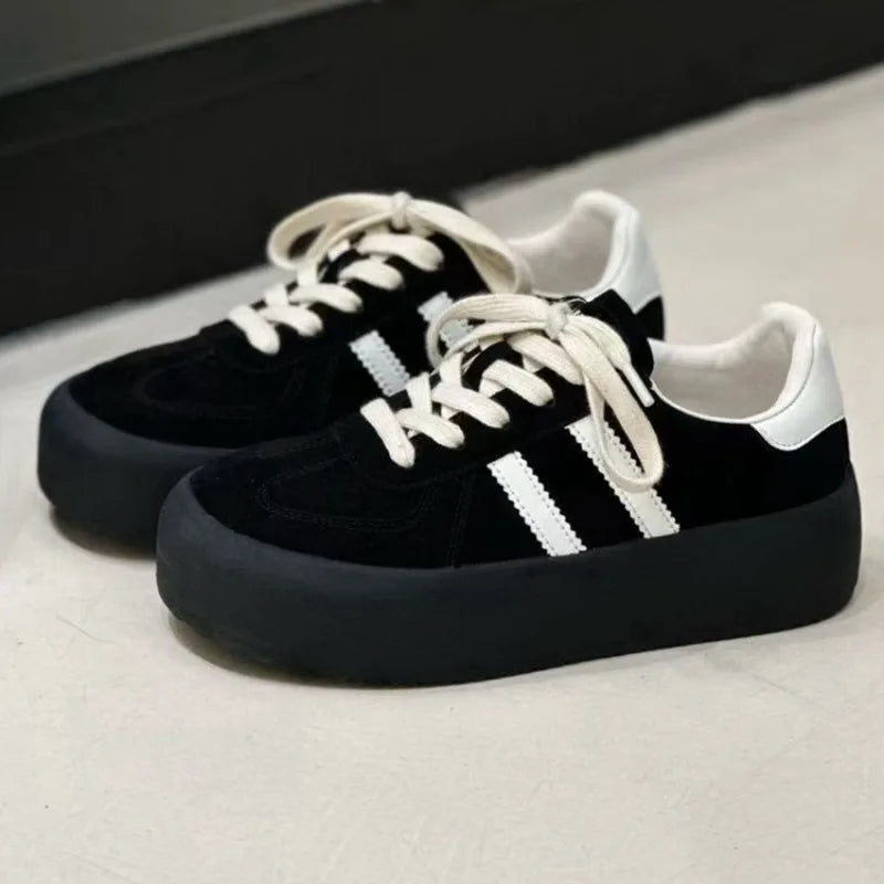 LBSFY -New Design Fashion Casual Shoes Outdoor Lace Up Sneakers for Women Female Comfortable Versatile Sport Shoes Vulcanize Shoes