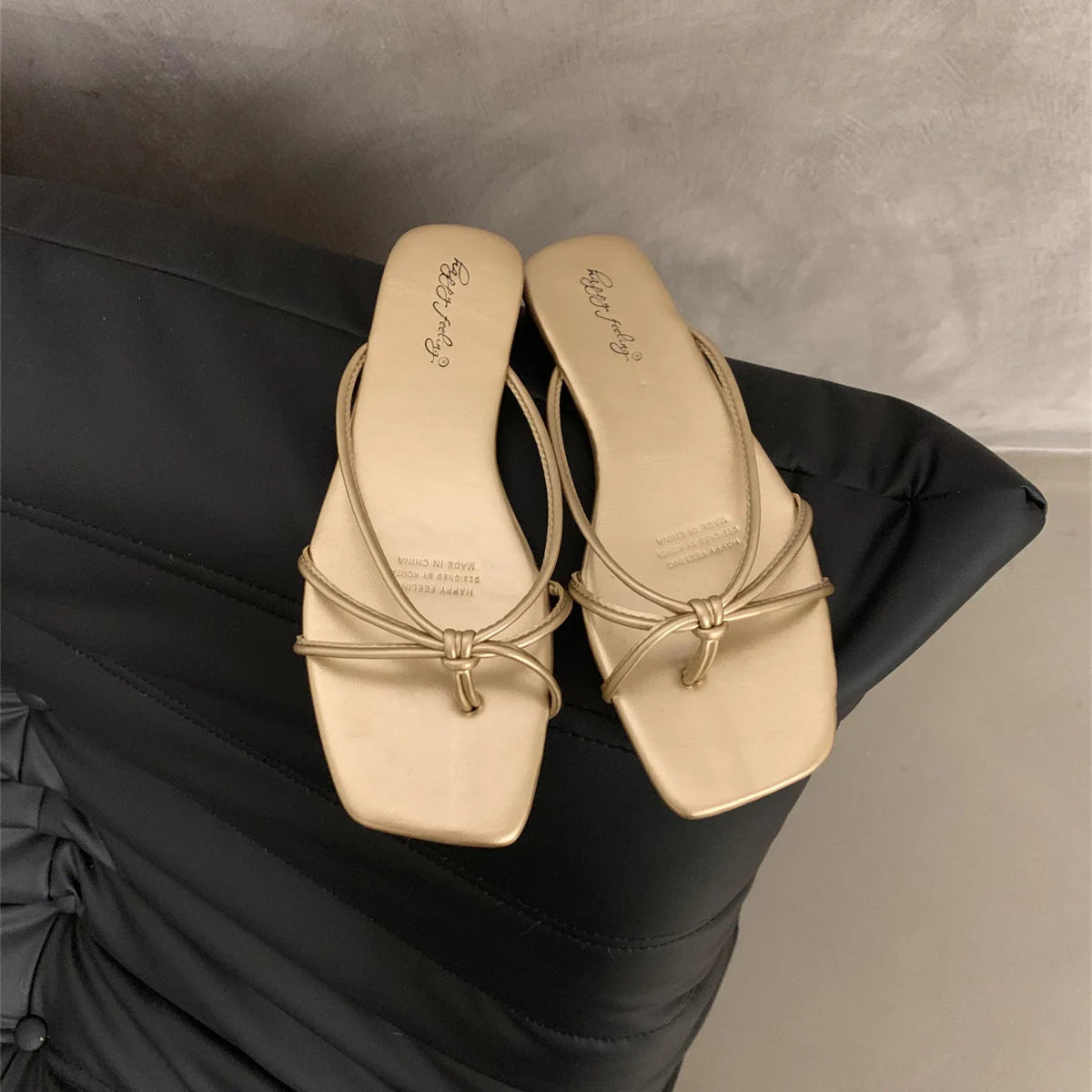 LBSFY -Summer Women Slippers Fashion Women's Narrow Band Flat Flip Flop Shoes Ladies Casual Outdoor Beach Slides Sandalias Muj