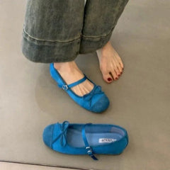 LBSFY -Women's Bow Toe Half Slippers Summer Non-Slip Inner Heightening Mary Jane Shoes for Women Soft Soled Breathable Sandals Slippers
