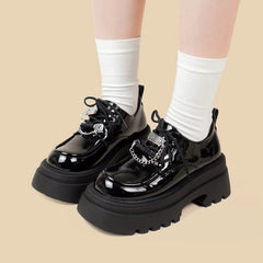 LBSFY  -   Fashion Mary Jane Shoes Lovely Girls Students Black Vintage Platform Shoes Women Trendy Pumps