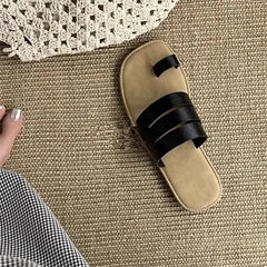 LBSFY  - Designer Summer Clip Toe Women Slippers Fashion Comfort Flats Slides Rome Ladies Outdoor Beach Sandalias Flip Flop