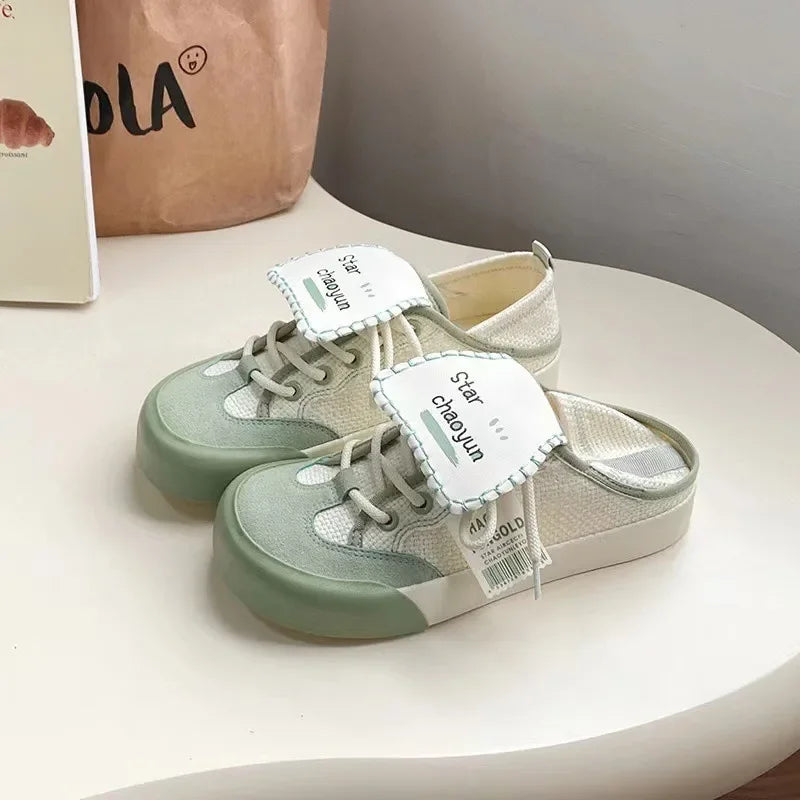 LBSFY  -  Fashion Casual New Designer Women Canvas Shoes Designer Soft-soled Outdoor Ladies Sneakers Spring Autumn Zapatillas De Mujer