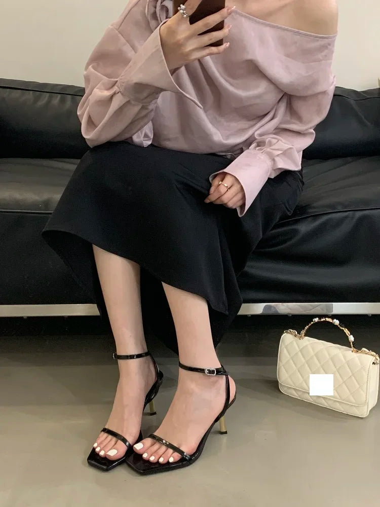 LBSFY -Spring New Leopard Print Women Slipper Pointed Toe Thin Low Heel Sandal Ladies Mules Shoes Zapatos Mujer