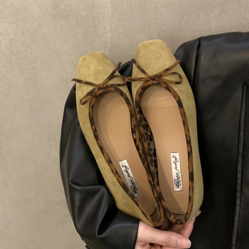 LBSFY -Soft Women Flats Femme Ballet Shoes Women Slip On Loafers Dress Flats Woman Outdoor Shoes Moccasins Mujer