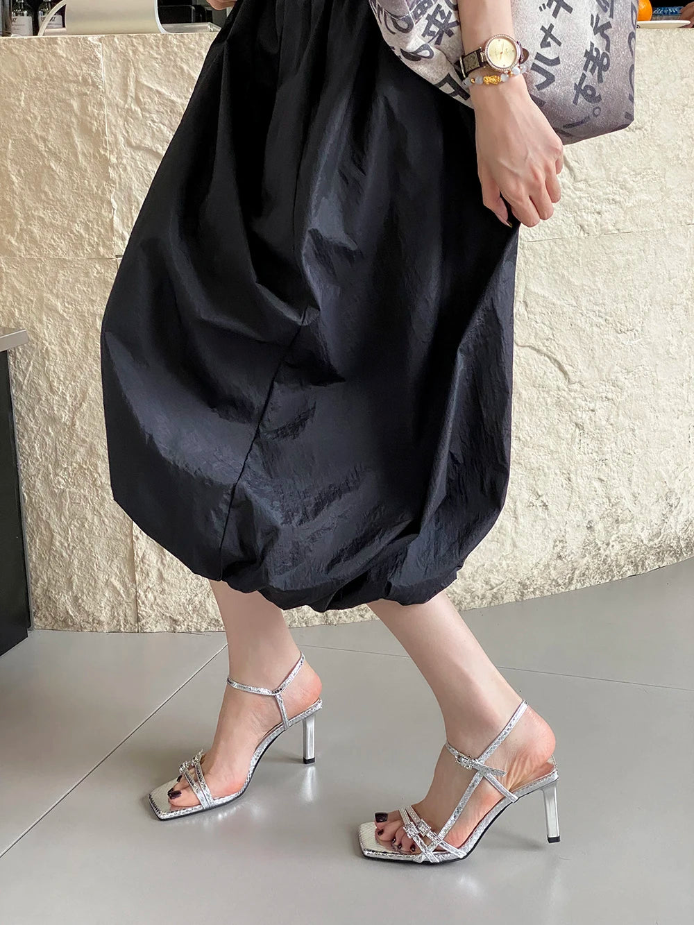 LBSFY  - Fashion Women Sandals Narrow Band Summer Dress Shoes Woman Stiletto Party Pumps Casual Party Pumps 2024 New Arrivals Ladies 39