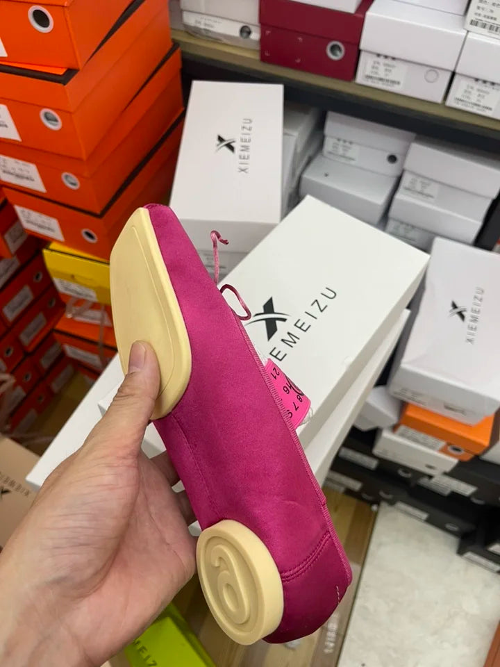 LBSFY  -  2024 Desinger square toe flat shoes
