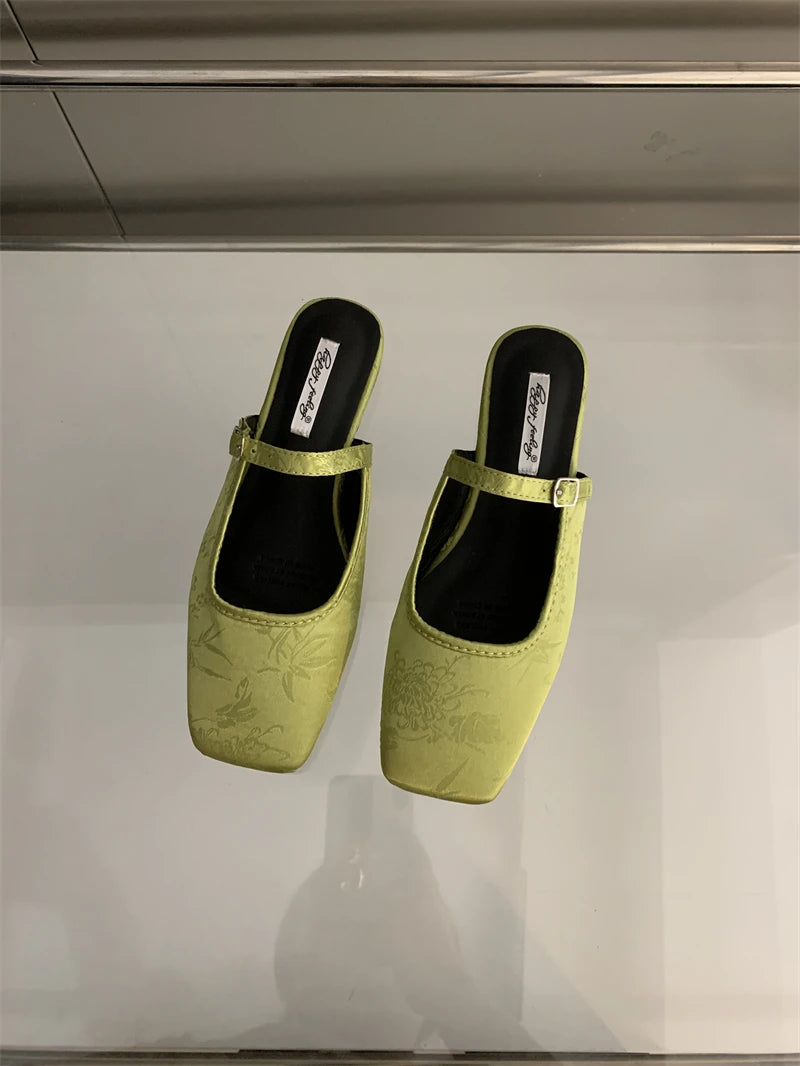 LBSFY -Women Slippers  Slip On Flats Round Toe Shallow Lazy Boat Slingback Mules Shoes Soft Warm Loafers Dress Slides Mujer
