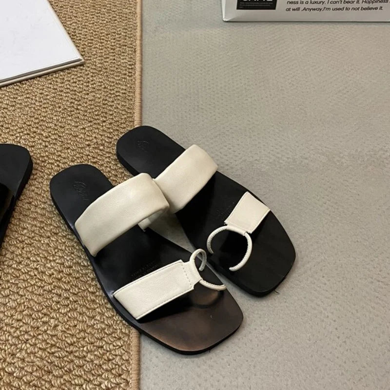LBSFY -Brand Fashion Women Slippers New In Summer Beach Shoes Female Slides Flip Flops Ladies Flats Slippers Sandals Shoe