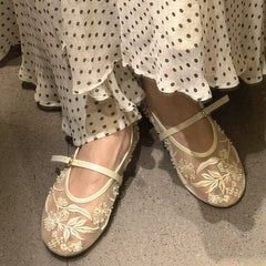 LBSFY -Spring Autumn Round Toe Flat Heels Women Fashion Concise Casual Party Dress Shoes Zapatos De Mujer