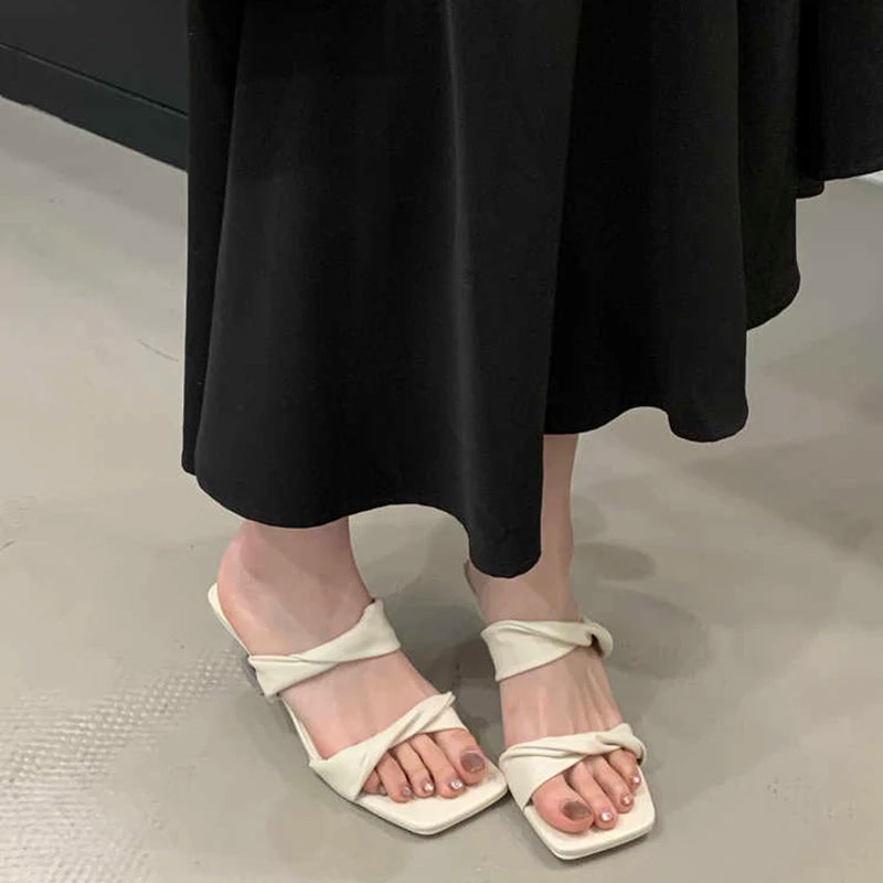 LBSFY  -Summer Fashion Clear Strange High Heels Women Slippers Open Toe Shoes Ladies Casaul Party Dress Slides