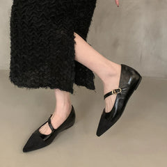 LBSFY  -Spring New Brand Women Flats Fashion Pointed Toe Slip On Ladies Casual Laofer Shoes Flat Heel Dress Flat Shoes Muj