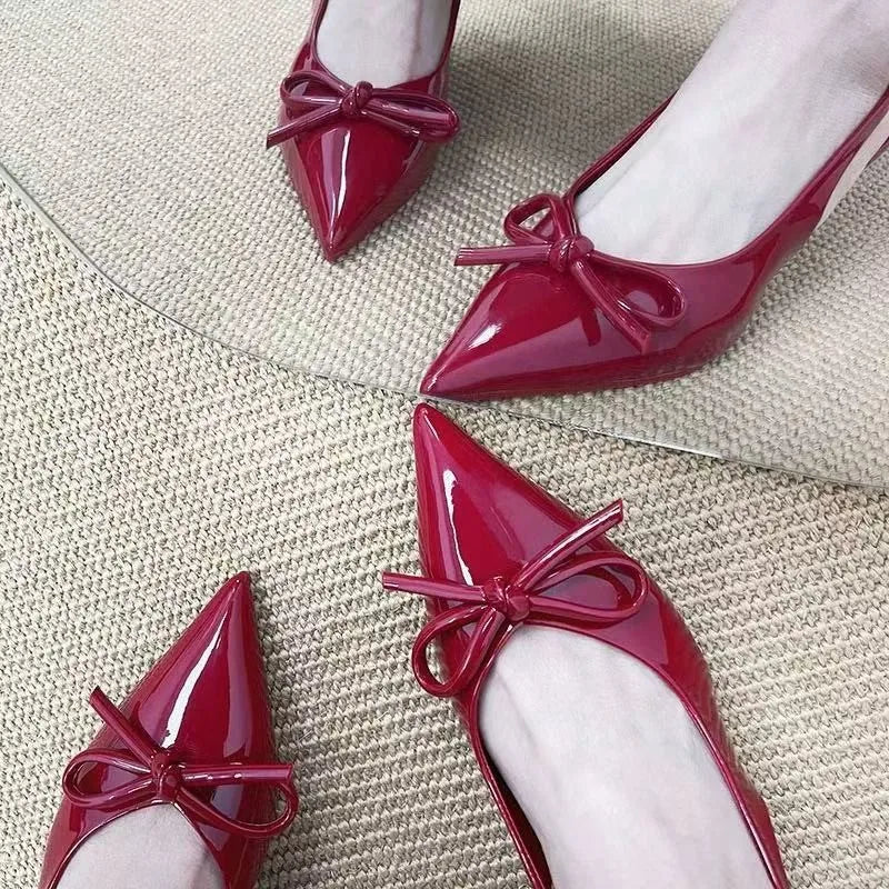 LBSFY -2025 hot Summer Women French style Clip Toe Slippers Fashion Dress Slide Shoes Ladies Elegant High Heel Footwear Mature style