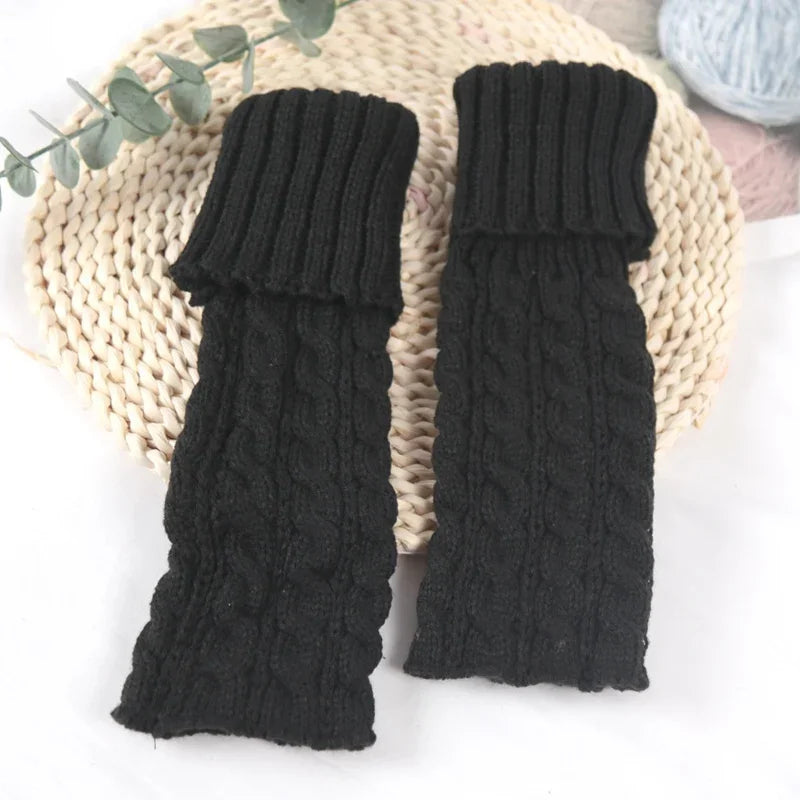 Lbsfy Sweet Children Leg Warmers Lolitas Twist Knitted Socks Korean Baby Girls Warm Foot Cover Guards Elastic Versatile Elephant Socks