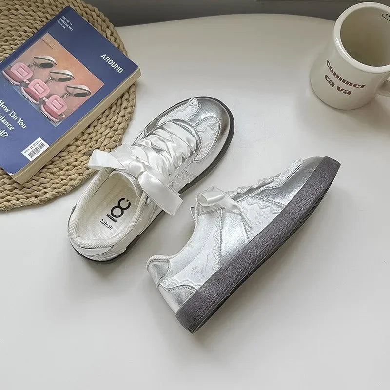 LBSFY -Retro Versatile Women Shoe Fashion Temperament Womens Casual Shoes Comfort Light Womens Flat Shoes Anti Slip Simple Single Shoes