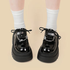 LBSFY  -   Fashion Mary Jane Shoes Lovely Girls Students Black Vintage Platform Shoes Women Trendy Pumps
