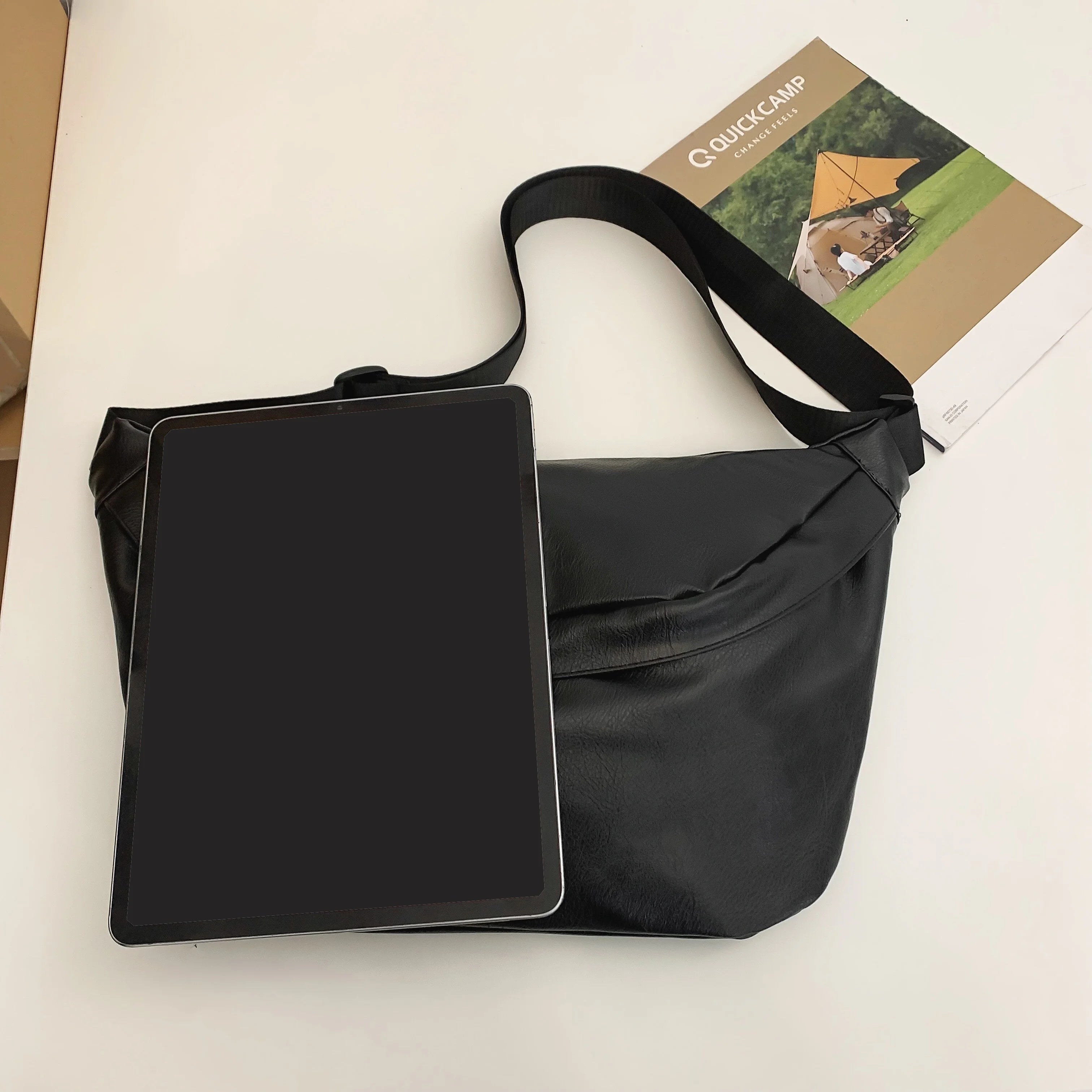 LBSFY -Men's Chest Bag Casual Simple Large-Capacity Crossbody Bag Men's Travel Men's Motorcycle Cycling Bag Daily Sports Fitness Free Shipping Messenger Bag