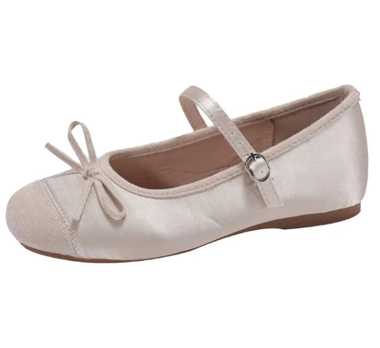 LBSFY -New Spring Butterfly-knot Women Ballet Shoes Fashion Outdoor Dress Shoes Female Street Style Soft Sole Flats Shoes