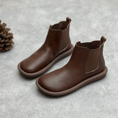 LBSFY  -  2024 flat bottom women's chelsea boots anti-slip snow boots women winter warm shoes female boots large size