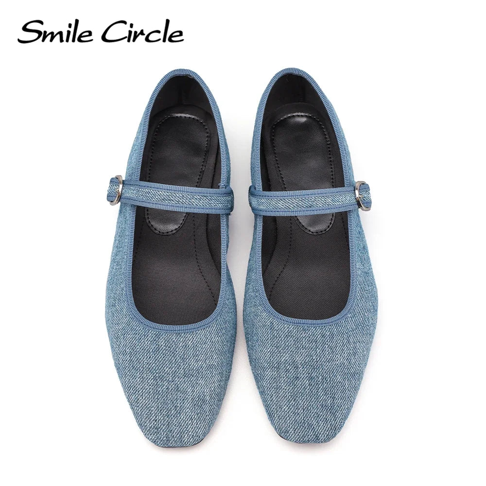 LBSFY  -   Velvet Mary Jane Ballet Flats Women Shoes Leopard Print Comfortable Soft Round Toe Flat Shoes for Women