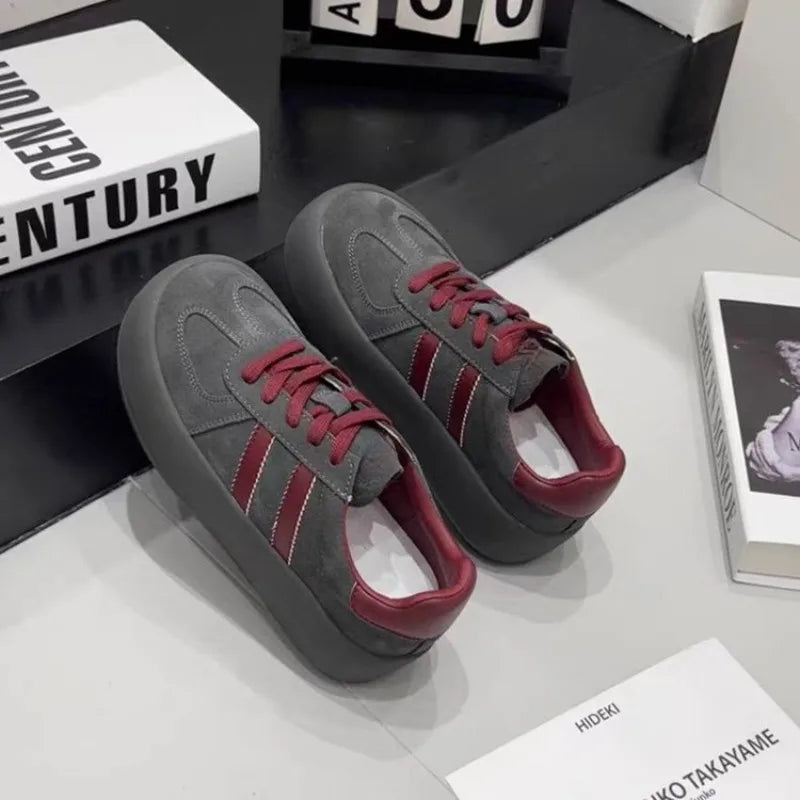 LBSFY -New Design Fashion Casual Shoes Outdoor Lace Up Sneakers for Women Female Comfortable Versatile Sport Shoes Vulcanize Shoes