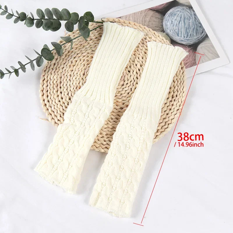 Lbsfy Sweet Children Leg Warmers Lolitas Twist Knitted Socks Korean Baby Girls Warm Foot Cover Guards Elastic Versatile Elephant Socks
