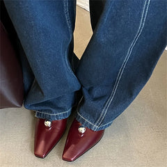 LBSFY  -  Women's High Heels New 2cm Simple Business Women's Shoes Evening Party Genuine Leather Elegant Prom Pumps Office Shoes