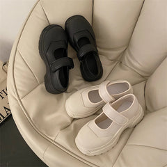 LBSFY  -  New French Style Women Espadrilles Casual Platform Zapatillas Mujer Black Daily Girls Mary Fashion Vintage Loafers Shoes