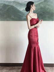 LBSFY -Elegant Chic Sexy Backless French Women's Evening Dresses Sleeveless Strapless Slim Waist Sling Dress Prom Female Clothes New