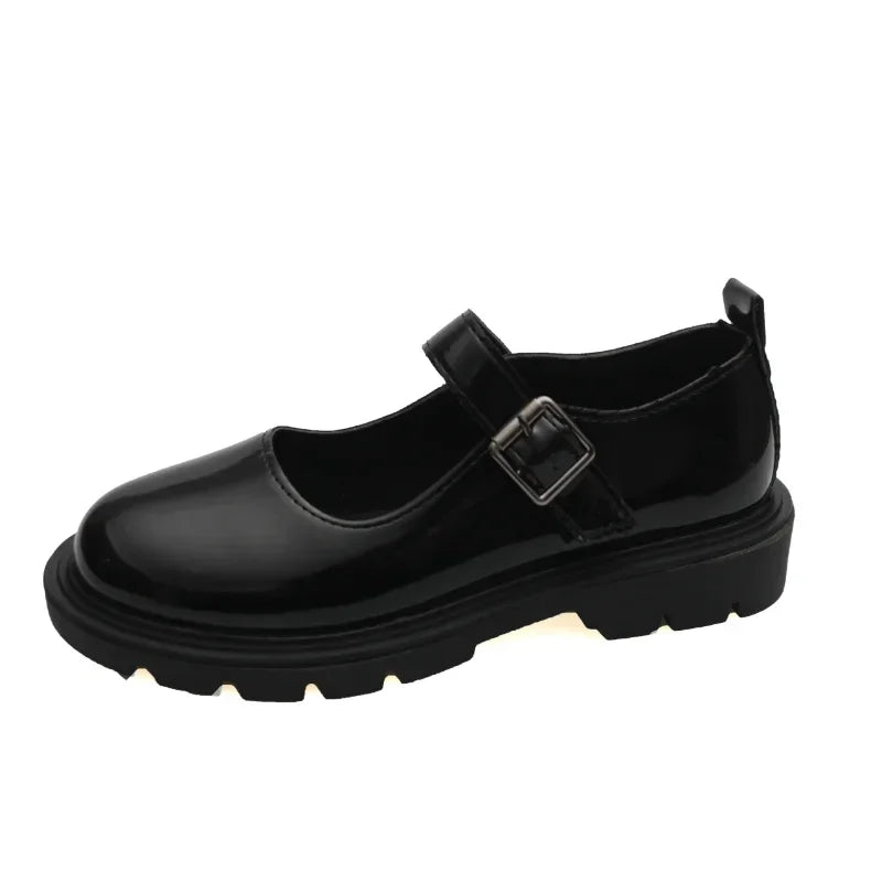 LBSFY -Women Black Lolita Shoes Casual Platform Mary Janes Heels Women Vintage Pumps for Women College Student Low Heel Women's Shoes