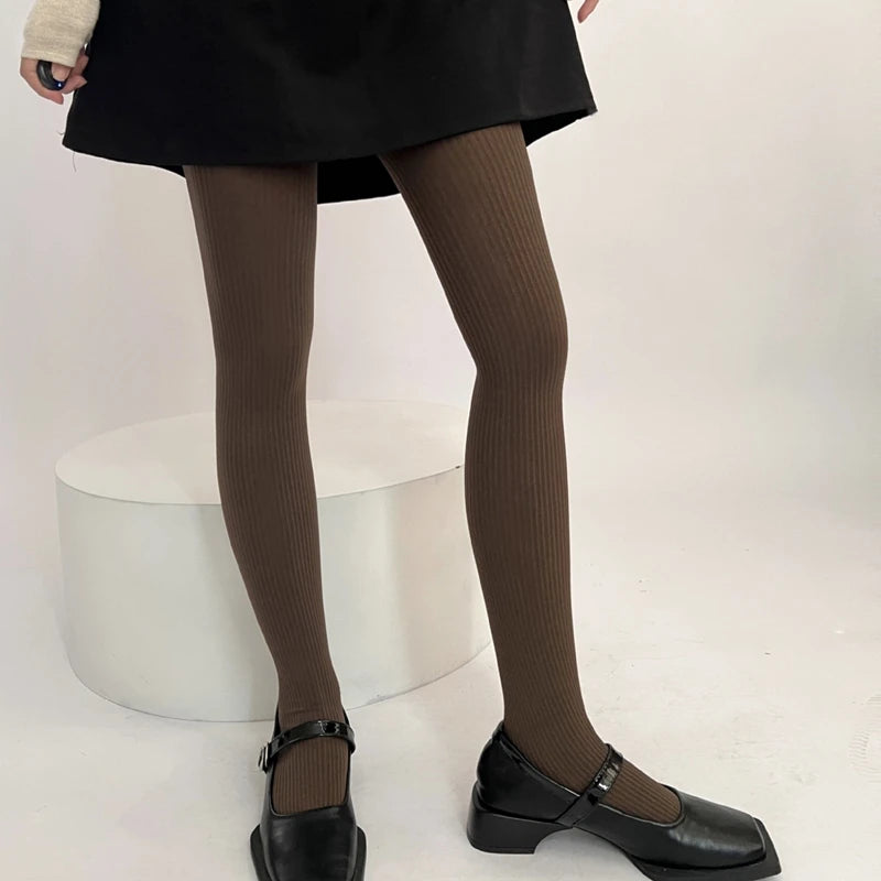Lbsfy 14 Colors Women Cotton Tights Winter Autumn Anti-hook Thigh High Over The Knee Stockings Girks Fashion Basic Pantyhose Колготки