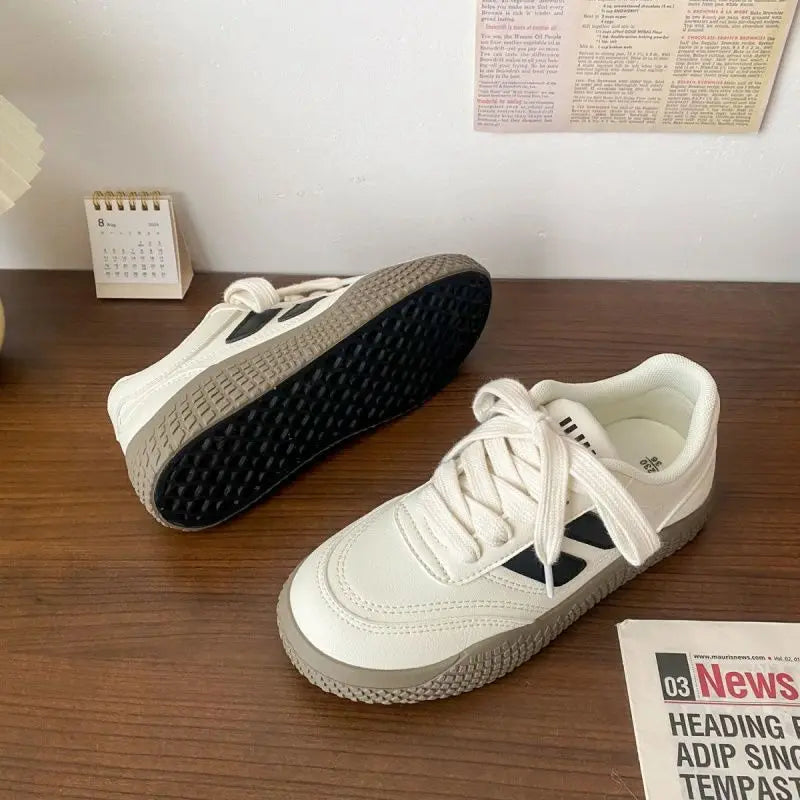 LBSFY  -  White Sports Shoes Woman Platform Sneakers Spring Summer 2025 Casual Tennis Female Flats Vulcanize Harajuku Korean Fashion