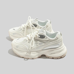 LBSFY  -  Small White Shoes 2024 Fashion Women's Round Toe All-Match Slip On Sneakers Mixed Colors Clogs Platform Modis Sports Casual Summ
