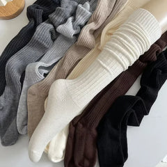 Lbsfy Women's Wool Cashmere Thermal Long Sock Homewear Sleeping Thicken Warm Crew Socks for Women Socks Autumn Winter Calcetines Mujer
