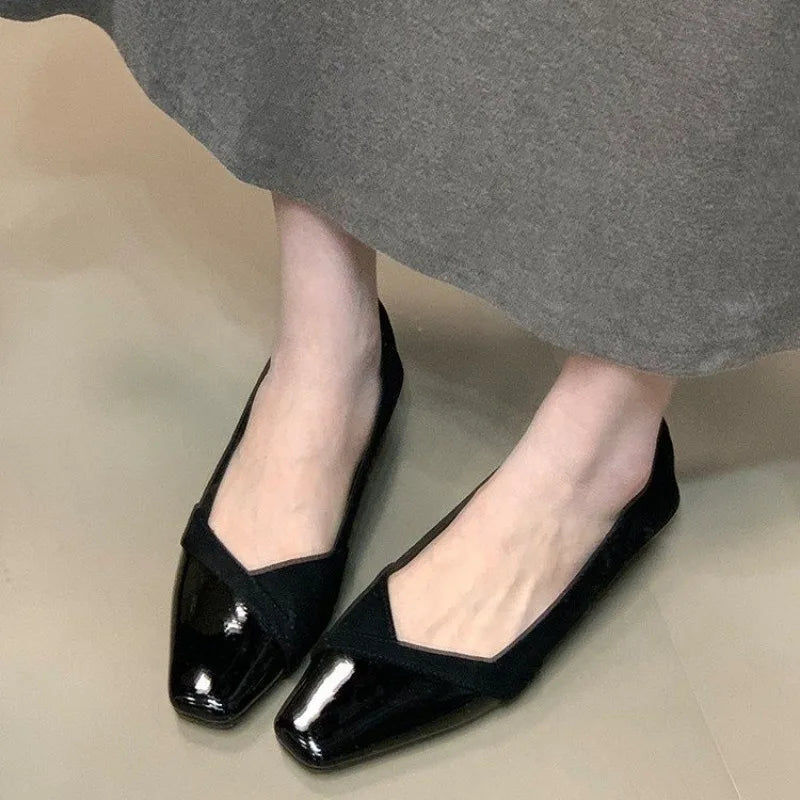 LBSFY -New Style Luxury Women's Fashion Leopard Print Flats Women's Slides Casual Soft Female Slip on Flats Ladies Shallow Shoes